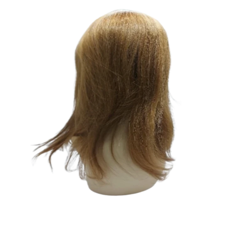 Prótese Capilar Feminina Topo de Cabelo Castanho-Claríssimo com Tic Tac