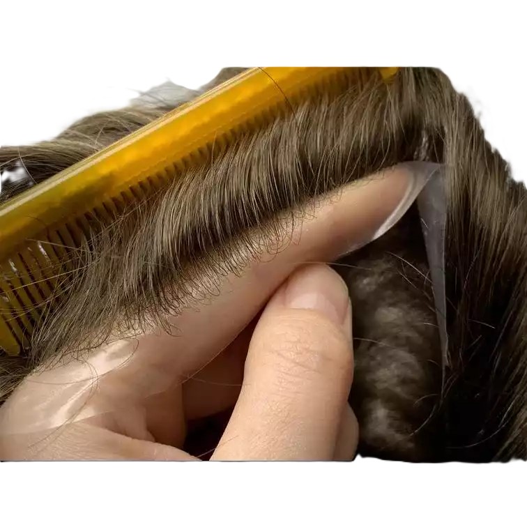 Prótese Capilar Masculina Micropele Castanho-Clarríssimo (Cor 5)